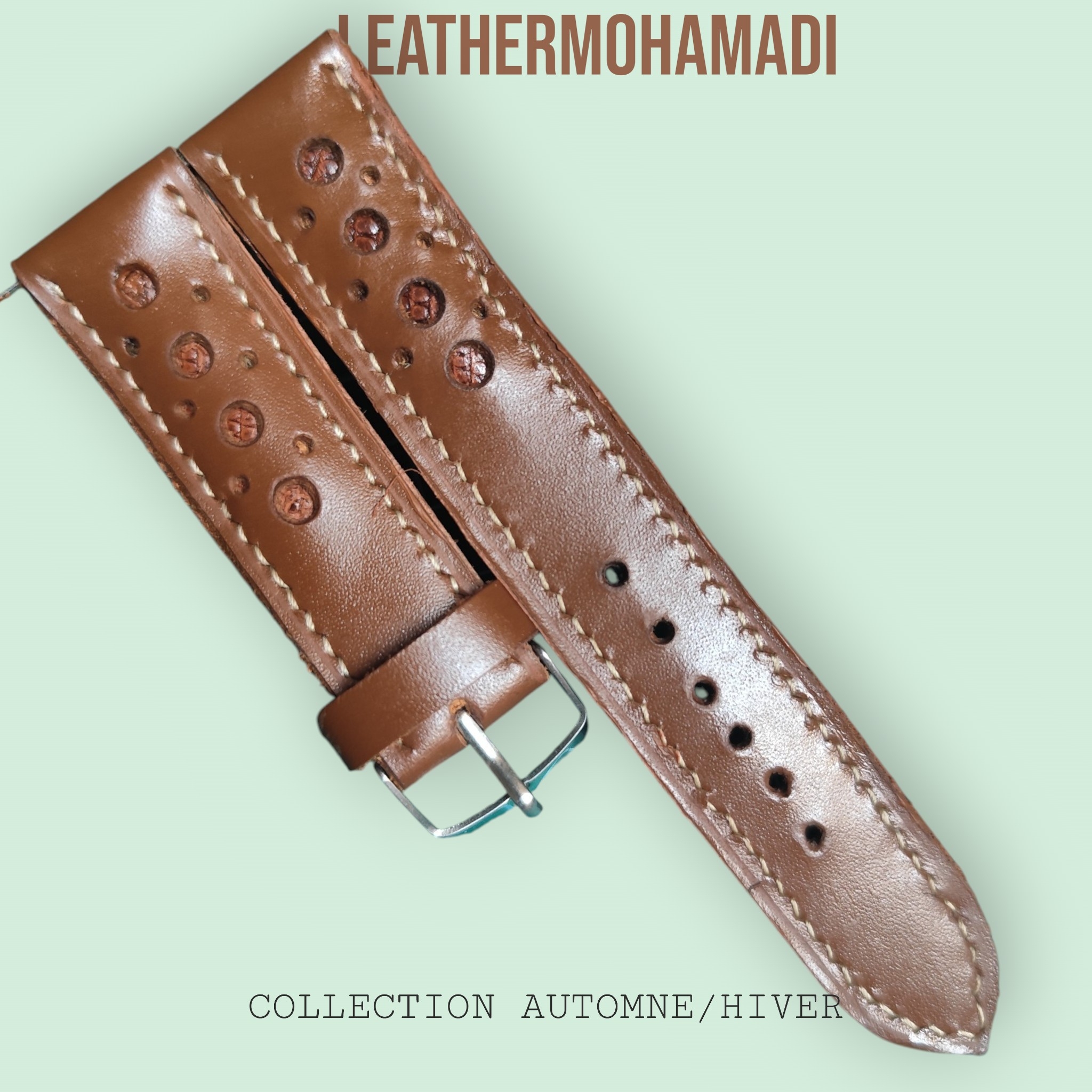بند ساعت چرم طبیعی